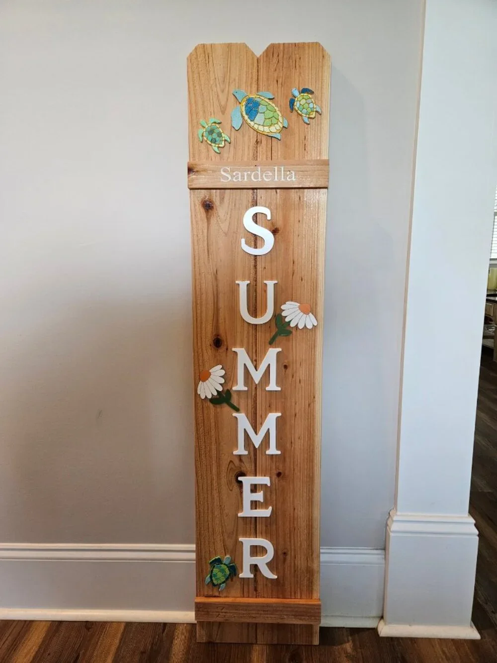 Two-Sided Season Wall Leaner - 2 seasons for the price of 1